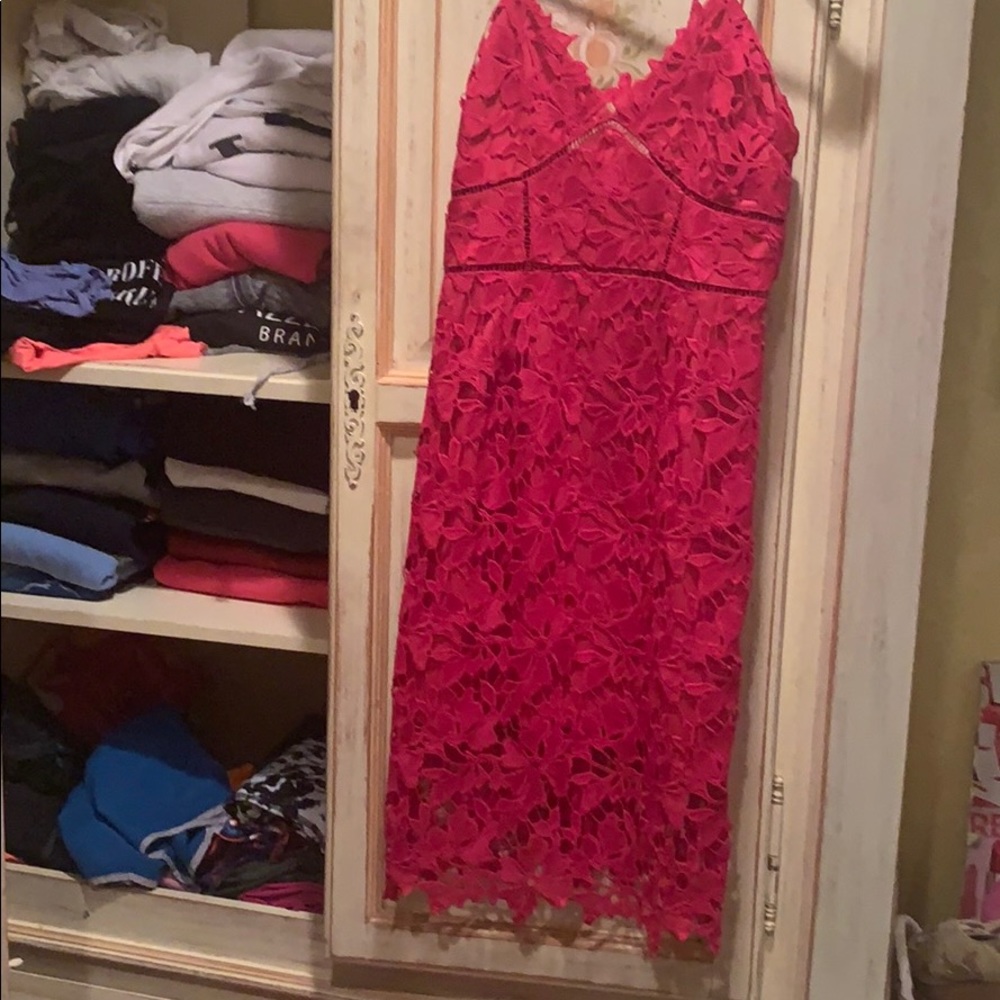 Hot pink summer dress with tags